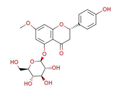 5,4′-dihydroxy-7-methoxyflavanone 5-O-β-D-glucopyranoside