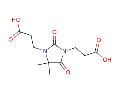 3,3'-(4,4-dimethyl-2,5-dioxo-imidazolidine-1,3-diyl)-bis-propionic acid