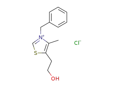 3-benzyl-5-(2-hydroxyethyl)-4-methyl-1,3-thiazol-3-ium chloride