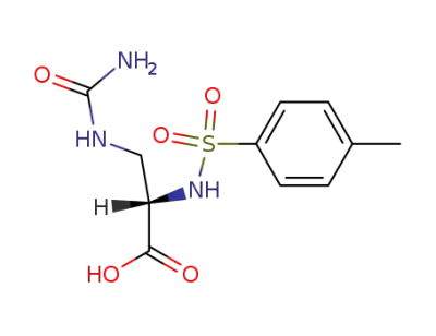β-Ureido-L-α-tosylamino-propionsaeure