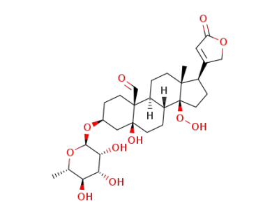 3β-O-(α-L-rhamnopyranosyl)-14β-hydroperoxy-5β-hydroxy-19-oxo-17β-card-20(22)-enolide